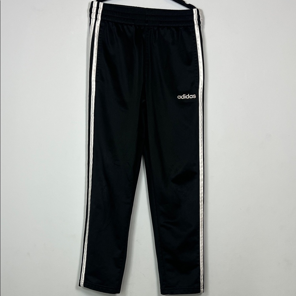 Adidas Kids Classic Black and White Sweatpants Joggers Boys Size Small 8